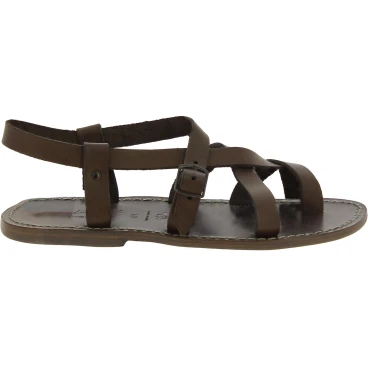 Gladiatoren sandalen aus echtem schlamm Rinderleder