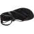 Handmade women's flat sandals in black leather