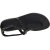 Handgefertigte Damen-Sandalen mit T-Steg aus schwarzem Leder