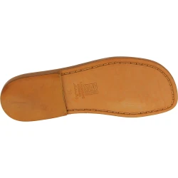 Sandalias de dedo de piel marrón para hombres hecho a mano