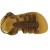 Attica Persephone Sandali gladiatore da bambino in pelle nubuck marrone chiusura con fibbia