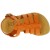Attica Persephone Sandali gladiatore da bambino in pelle nubuck marrone chiusura con fibbia