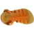 Attica Persephone Sandali gladiatore da bambino in pelle nubuck marrone chiusura con fibbia