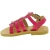 Attica Persephone child gladiator sandals in brown nubuck with buckle closure handmade in Greece