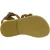 Sandali intrecciati gladiatore da bambino in pelle nubuck marrone chiusura con fibbia
