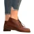 Desert boots femme en cuir marron foncé artisanales fabriqué en Italie