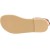 Women's thong sandals with circles handmade in brown color calfskin
