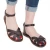 Dunkelbraune Damen-Sandalen in Italien von Hand gefertigt aus echtem Leder