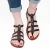 Women's dark brown gladiator sandals Handmade in Italy