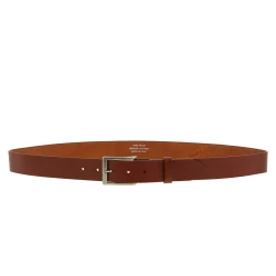 Ceinture en cuir au tannage végétal avec boucle en métal classique