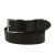 Ceinture en cuir noir au tannage végétal avec boucle en métal