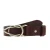 Cintura in pelle di toro testa di moro con fibbia casual in metallo