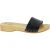 Handmade wooden clogs for men with black leather band