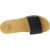 Handmade wooden clogs for men with black leather band