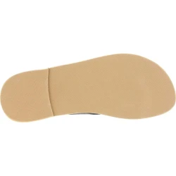 Men's handmade slip-on thong sandals in black nubuck leather