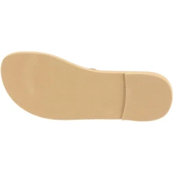 Men's handmade slip-on thong sandals in black nubuck leather