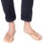 Sandalias de tiras para hombre en cuero nobuck negro hechas a mano