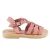 Attica Persephone Sandali gladiatore da bambino in pelle nubuck marrone chiusura con fibbia