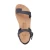 Girl's thong sandals in fuchsia calfskin with buckle closure