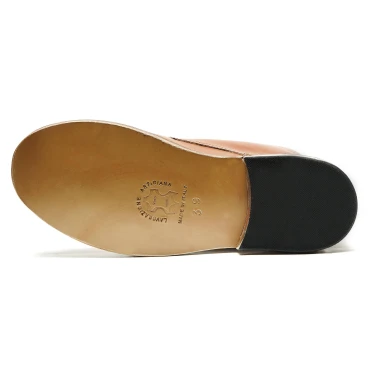 Botines para mujer de cuero marron Hecho a mano en Italia