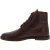 Botines para mujer de cuero marron oscuro Hecho a mano en Italia