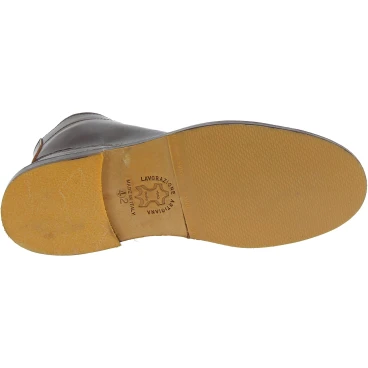 Botines para mujer de cuero marron oscuro Hecho a mano en Italia