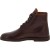 Botines para mujer de cuero marron oscuro Hecho a mano en Italia