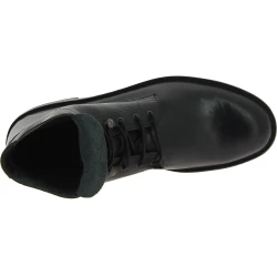 Botines para mujer de cuero negro Hecho a mano en Italia