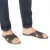 Lederslipper für Herren aus schlammfarbenem Leder in Italien von Handgefertigt