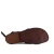 Women sandals in Dark Brown Leather handmade in Italy