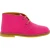 Bottines enfant en cuir fuchsia fait main en Italie