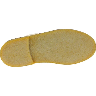 Botas chukka de niño en piel amarilla hechas a mano en Italia