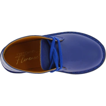 Child's chukka boots in yellow leather handmade in Italy
