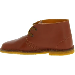 Bottines enfant en cuir fuchsia fait main en Italie