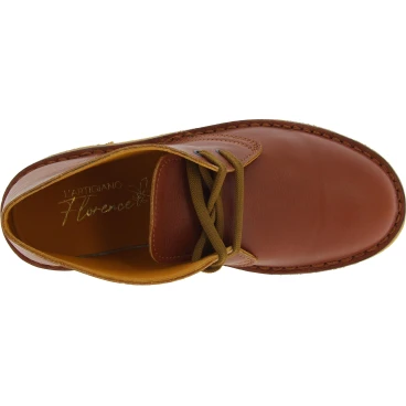 Chukka boots da bambino in pelle gialla fatte a mano in Italia