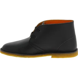 Botas chukka de niño en piel amarilla hechas a mano en Italia