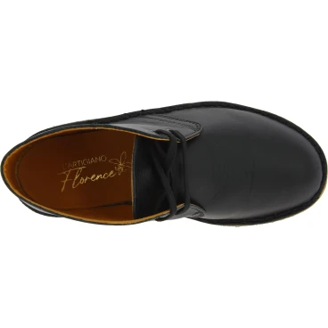 Child's chukka boots in yellow leather handmade in Italy
