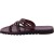 Chanclas con cordones de cuero violeta tejidos a mano