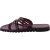 Chanclas con cordones de cuero violeta tejidos a mano