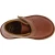 Brown leather child ankle boots handmade in Italy