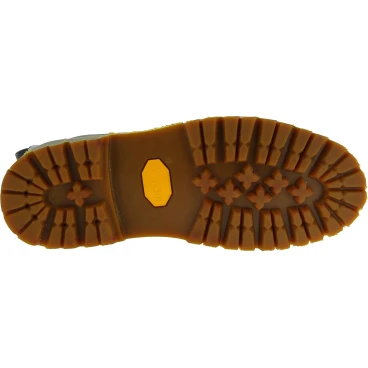 Bottine chelsea en cuir noir femme et semelle Vibram