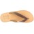 Man flip flops in dark brown nubuck handmade in Greece