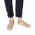 Sandalias de dedo para hombre en cuero nobuck marron hechas a mano