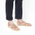 Sandalias de dedo para hombre en cuero nobuck marron hechas a mano