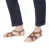 Sandalias de dedo hombre en cuero nobuck marron oscuro hechas a mano