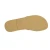 Men's handmade thong sandals in brown nubuck leather
