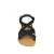 Men's handmade thong sandals in blue nubuck leather