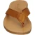 Handgefertigte Braune Herren-Zehensandalen leder