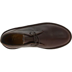 Damenhalbschuhe aus dunkelbraunem echtleder mit Lammfutter