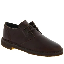 Women's low shoes in dark brown leather with lamb lining